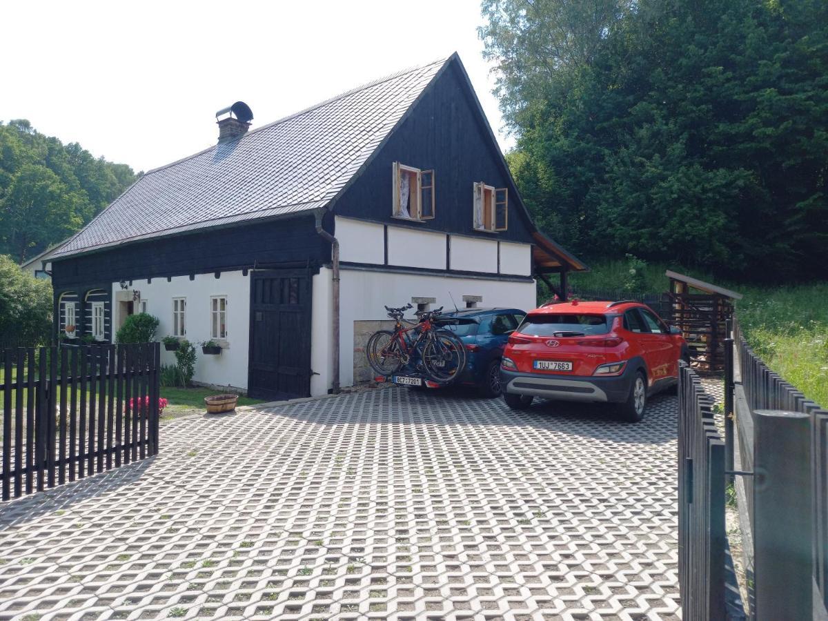 Medova Chaloupka Jetrichovice Ceske Svycarsko Villa Bagian luar foto